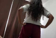 Novinha caiu na net fazendo sexo depois da escola
